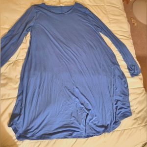 Super soft and stretchy long sleeve knee length dress 2x